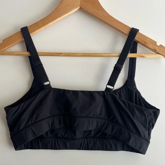 Skims Fits Everybody Scoopneck Bralette Onyx Black 2X - Picture 9 of 11